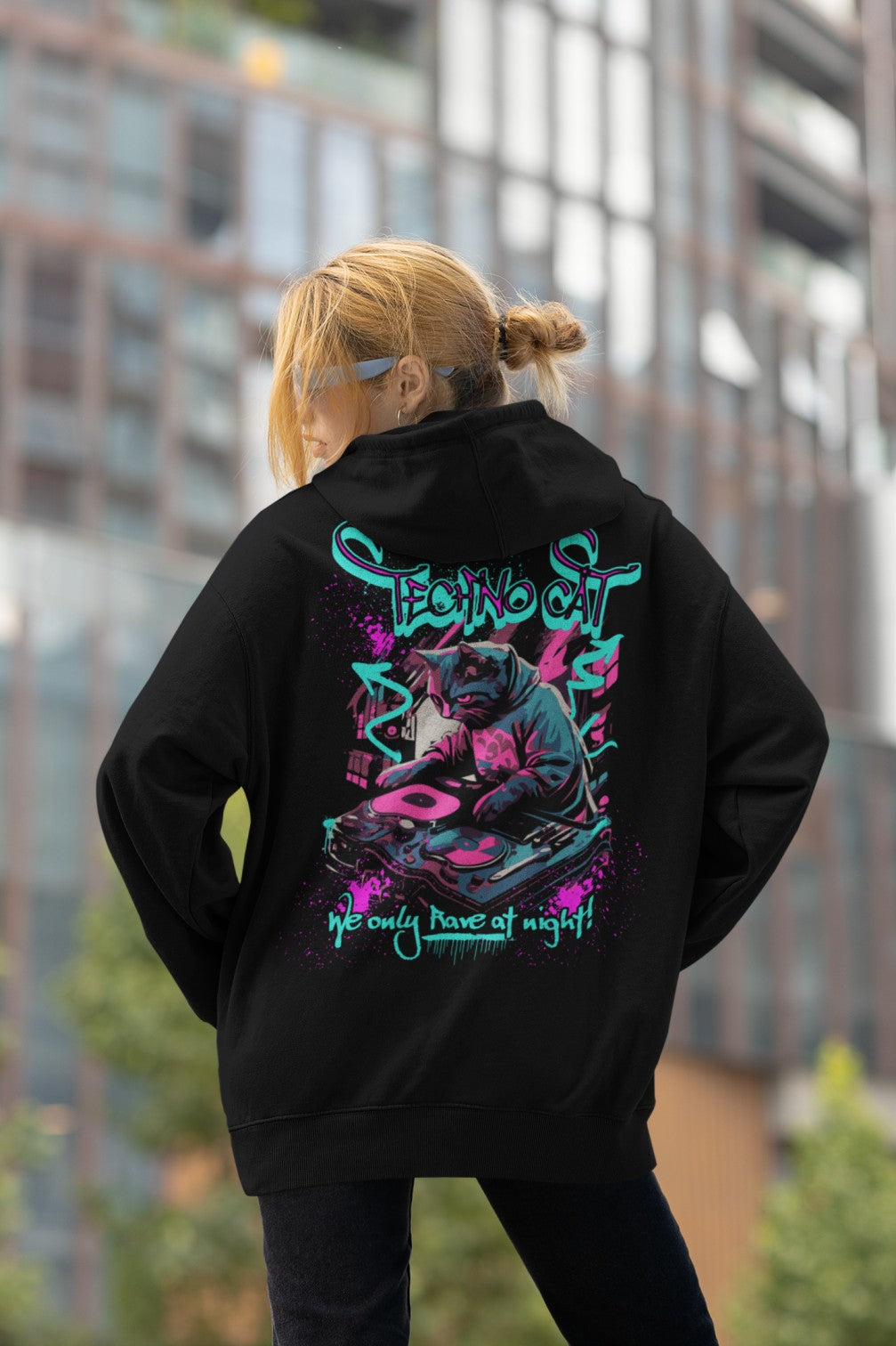 Techno Cat | Festival Hoodie