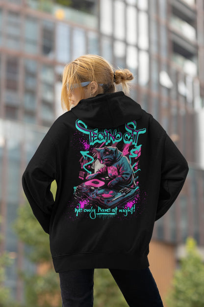 Techno Cat | Festival Hoodie