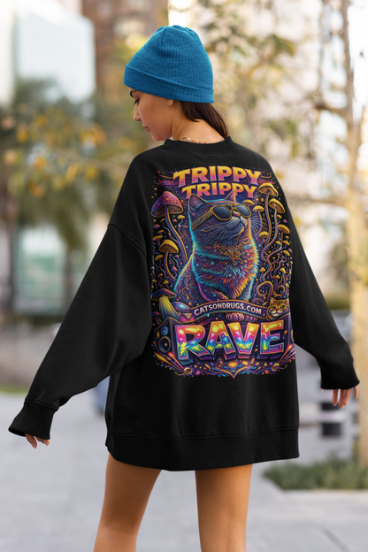 EDM Sweatshirt | Trippy Cat