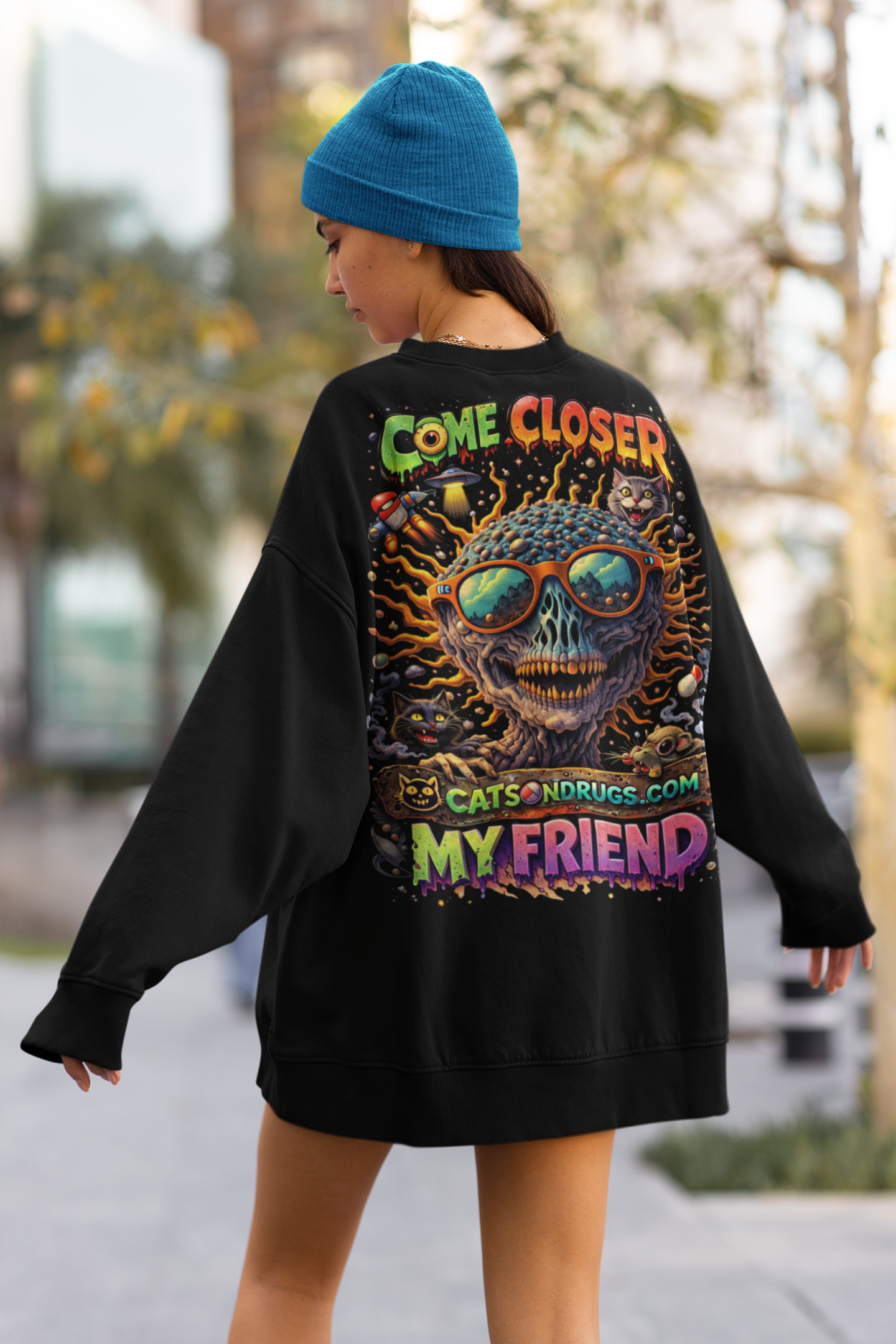 Festival Sweatshirt | Come closer my friend