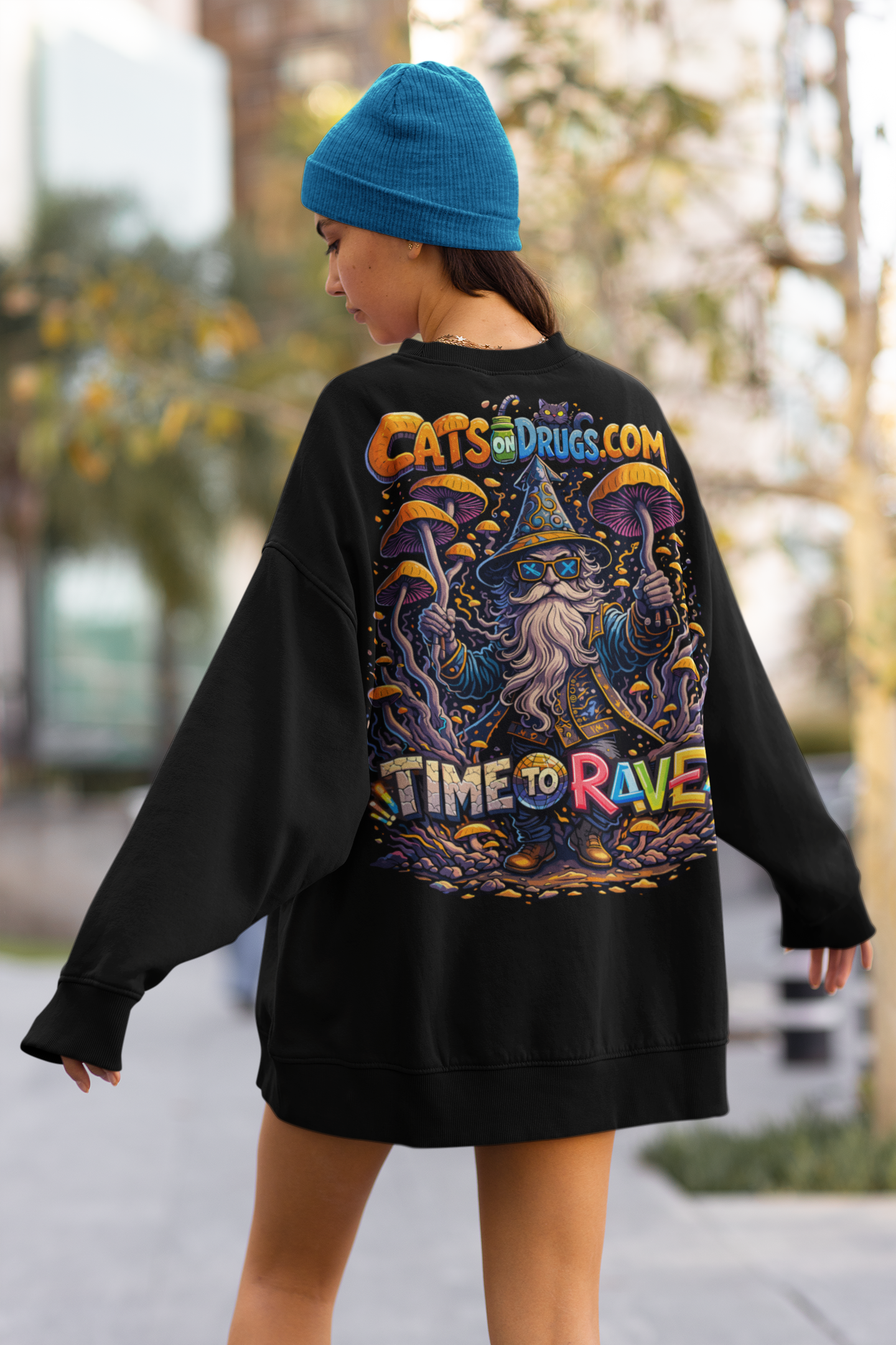 Trippy Sweatshirt | Time to Rave