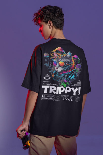 Trippy Cat | Camiseta Psicodélica