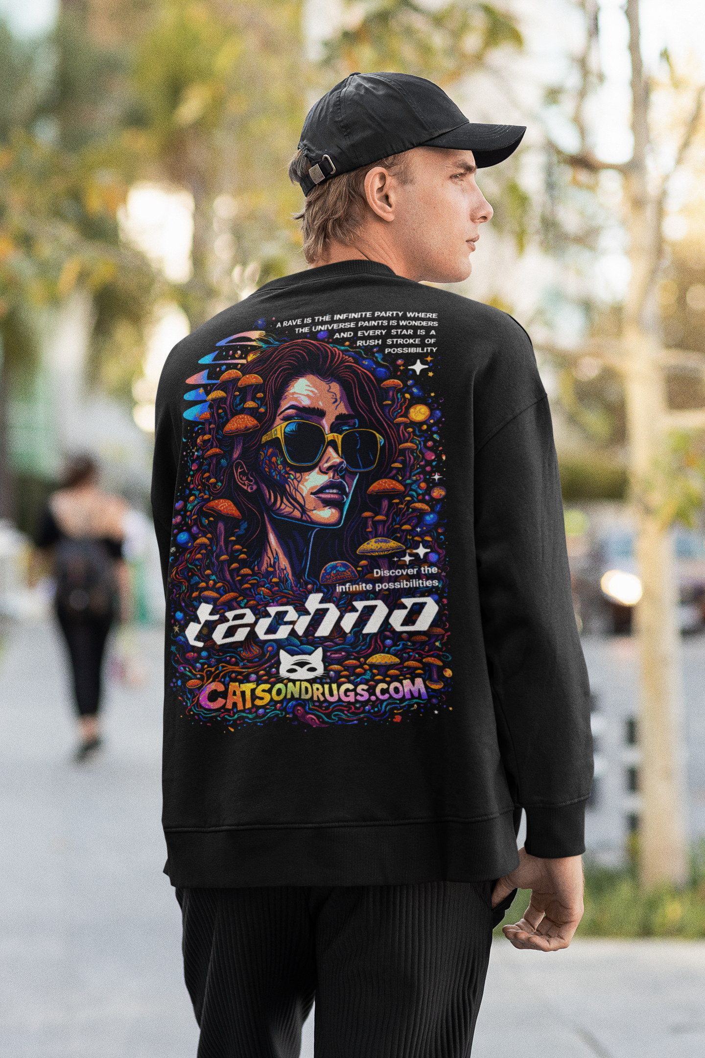 Festival Sweatshirt | Techno Girl