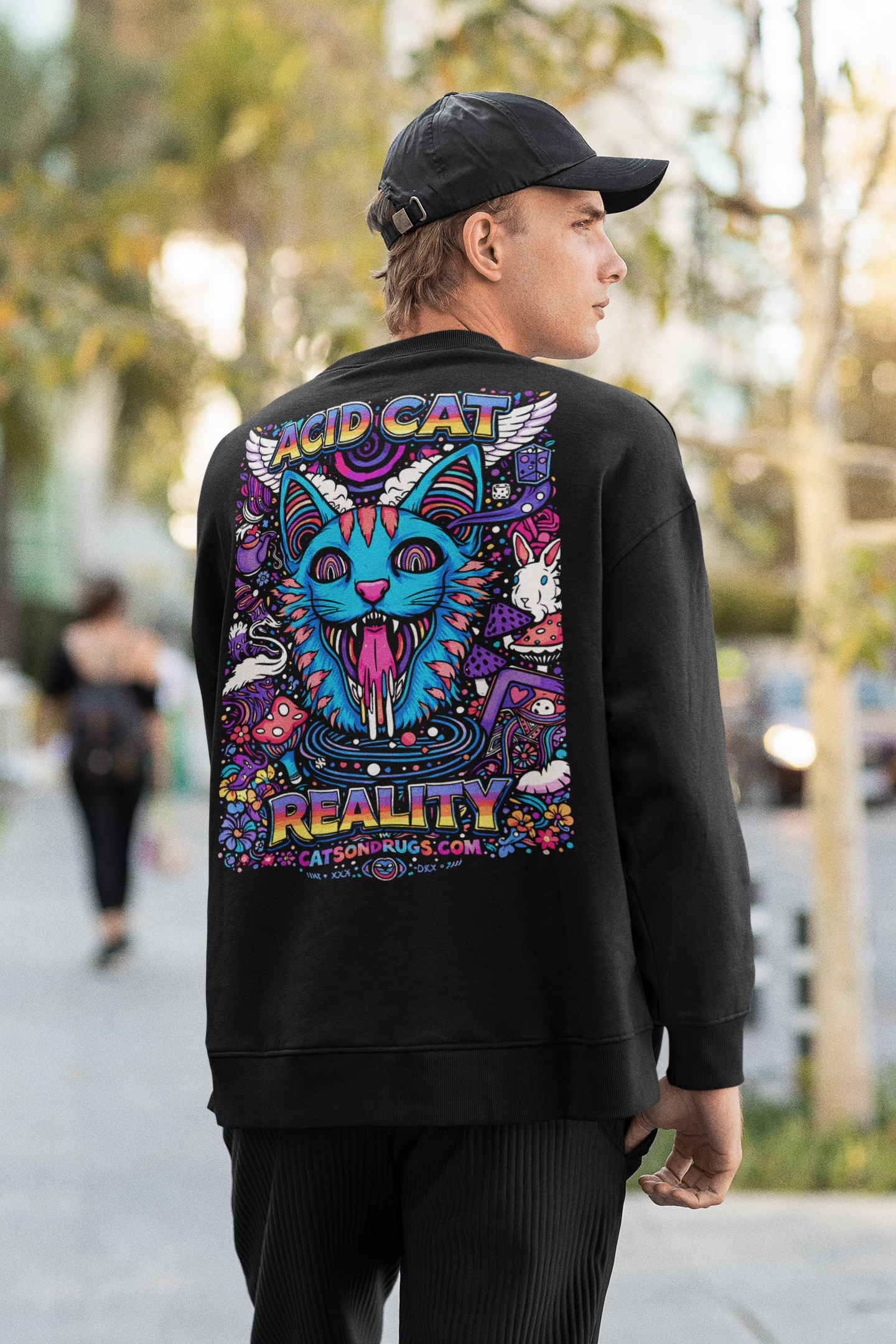 Acid Sweatshirt | Acid Cat Reality