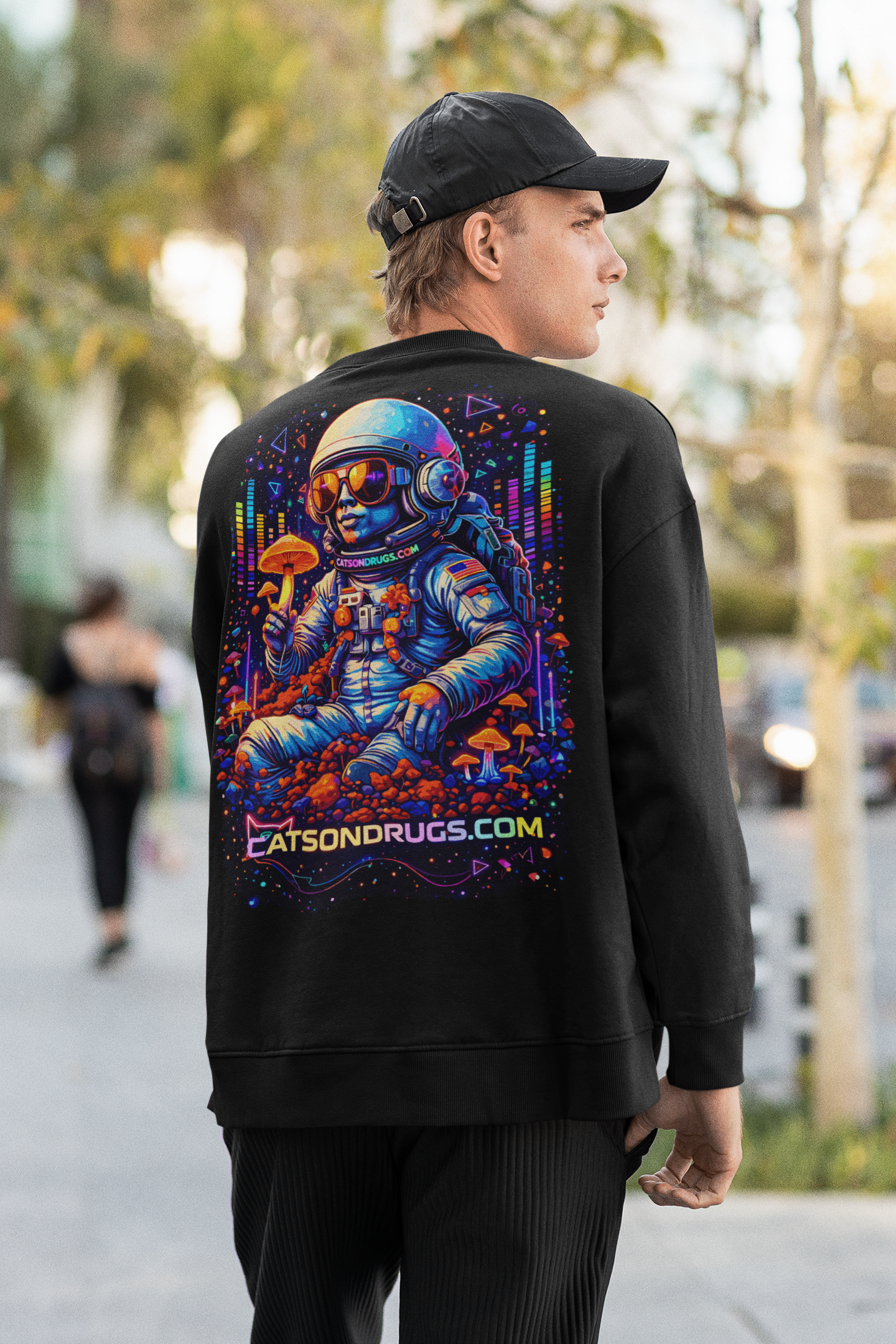Psychedelic Sweatshirt | Trippy Astronaut