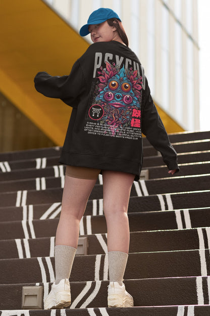 Psycho Cat | Techno Sweatshirt