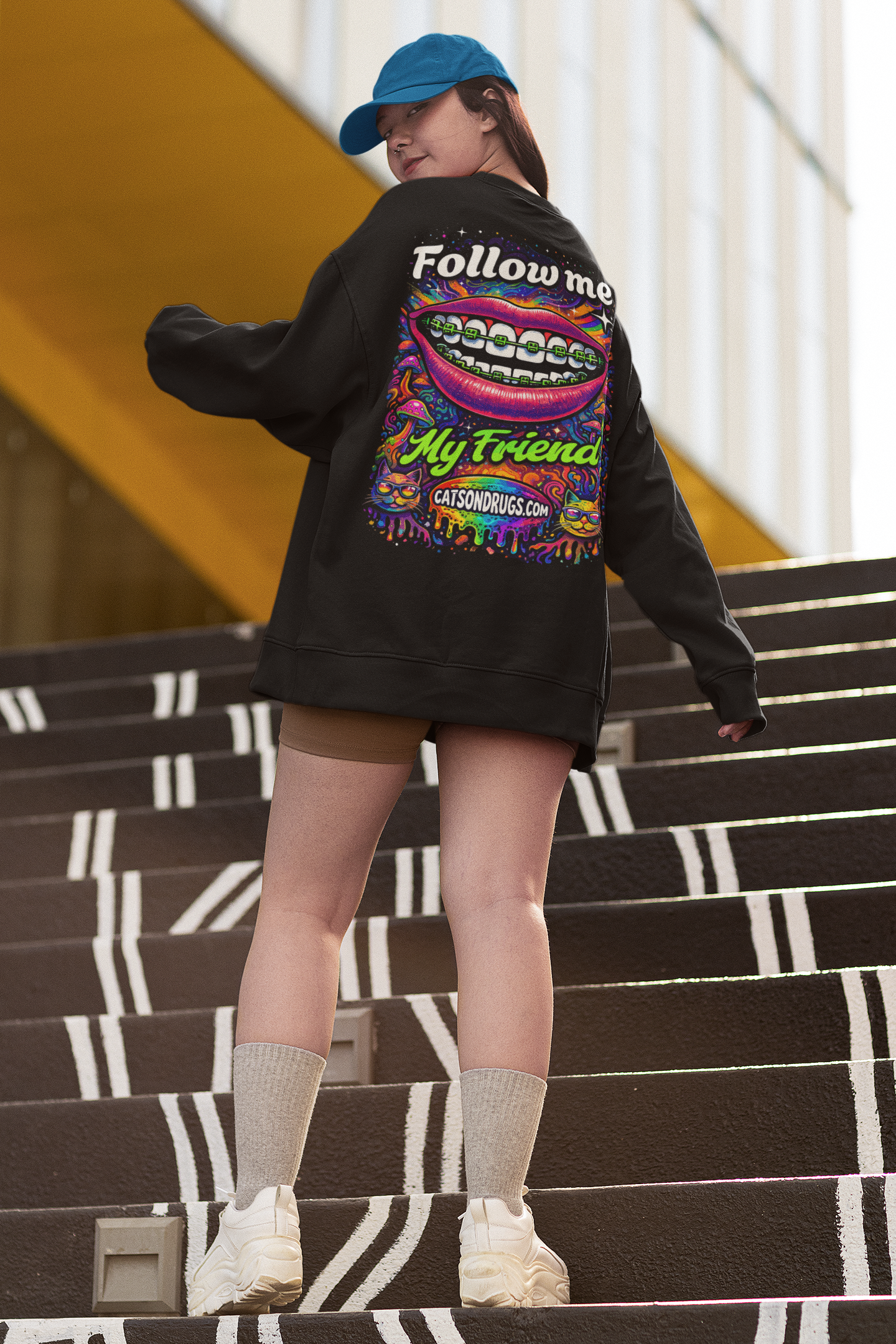 Trippy Sweatshirt | Follow Me