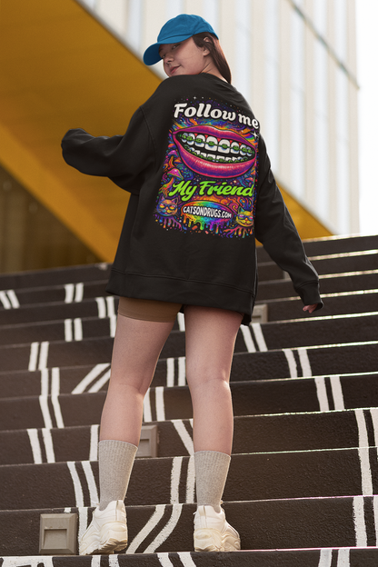 Trippy Sweatshirt | Follow Me
