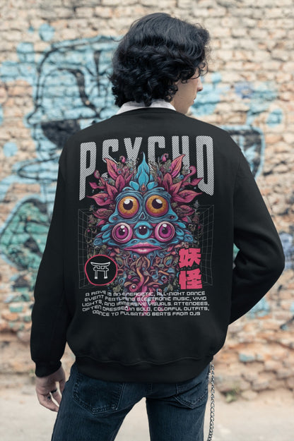 Psycho Cat | Techno Sweatshirt