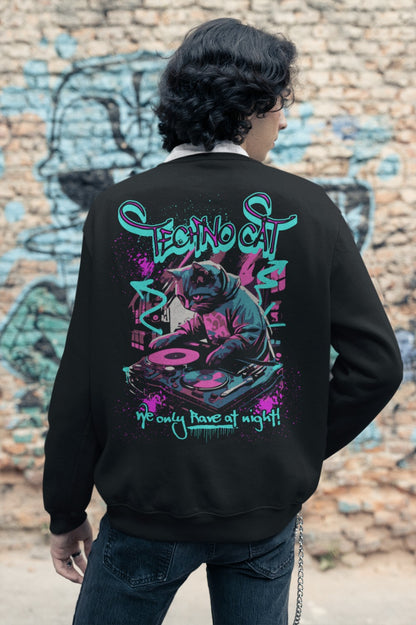 Rave Sweatshirt | Techno Cat