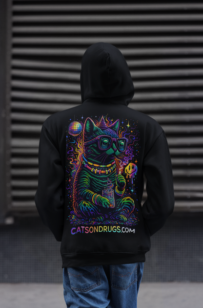 Acid Hoodie | Psychedelic Acid Cat
