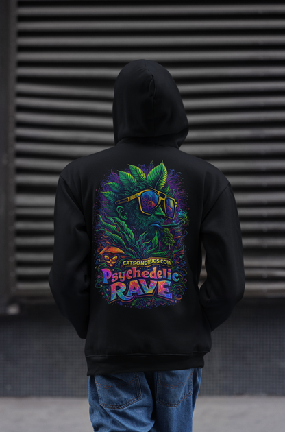 Trippy Hoodie | Psychedelic Rave Organism