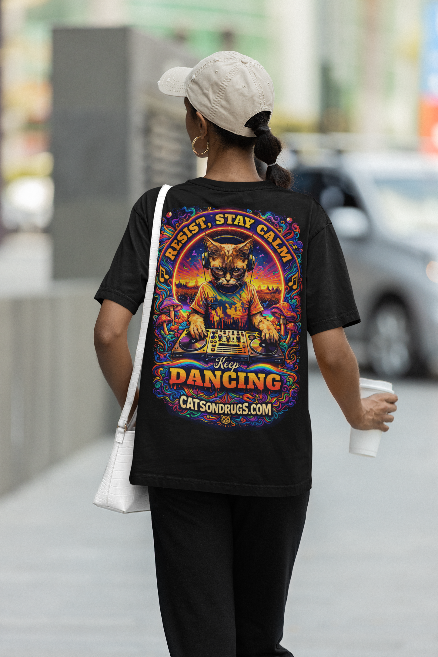 Rave T-Shirt | Resist, Stay Calm & Keep Dancing