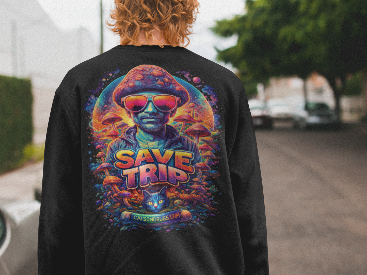 Psychedelic Sweatshirt | Save Trip