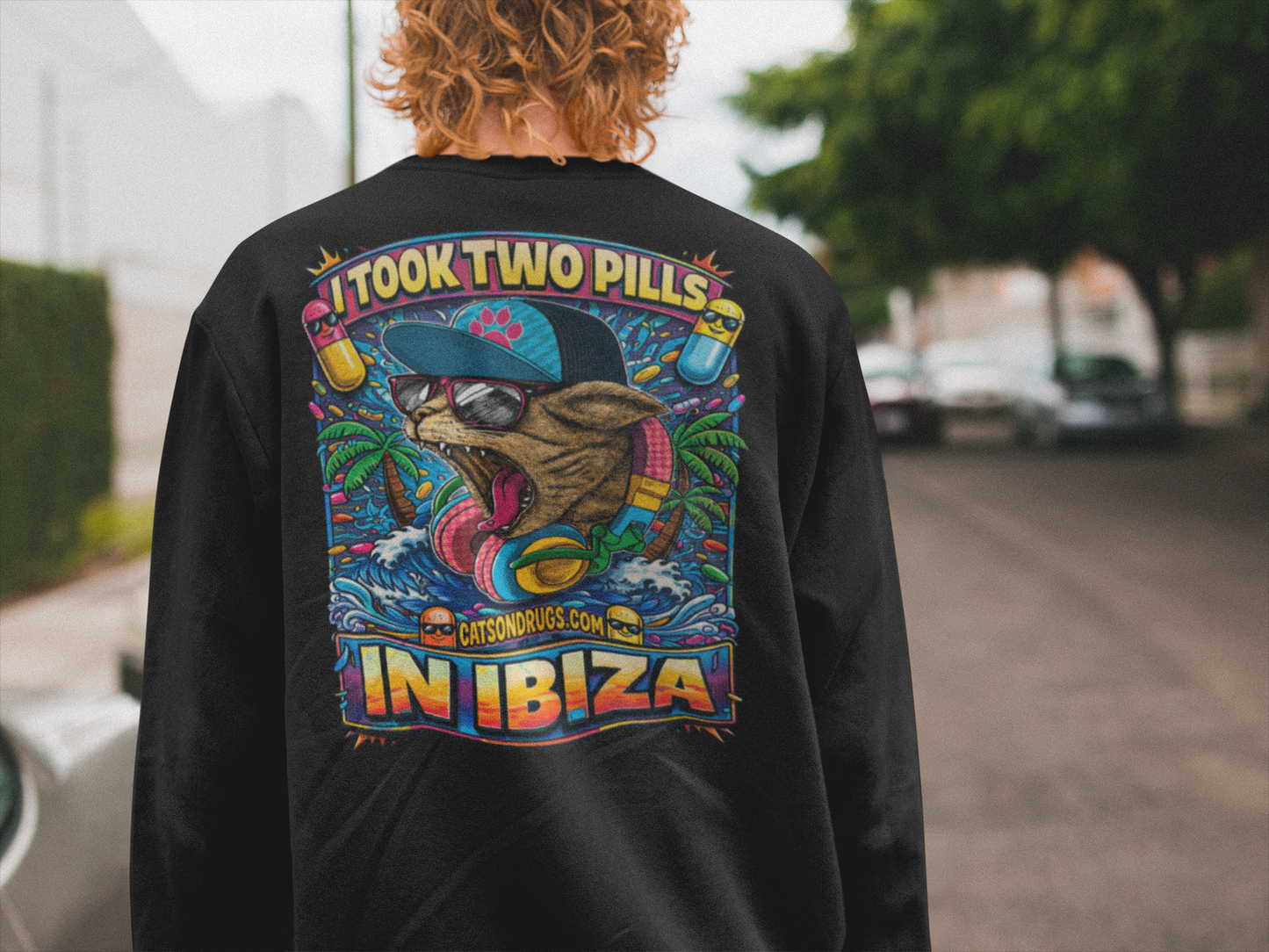 Underground Sweatshirt | Two Pills in Ibiza