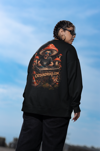 Trippy Sweatshirt | Mushroom DJ