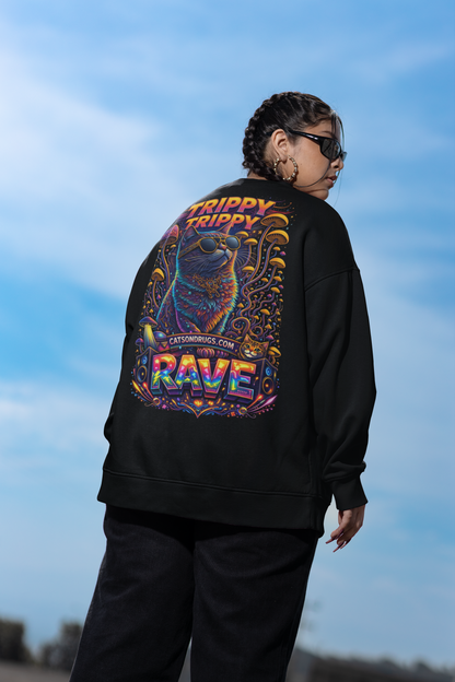 EDM Sweatshirt | Trippy Cat