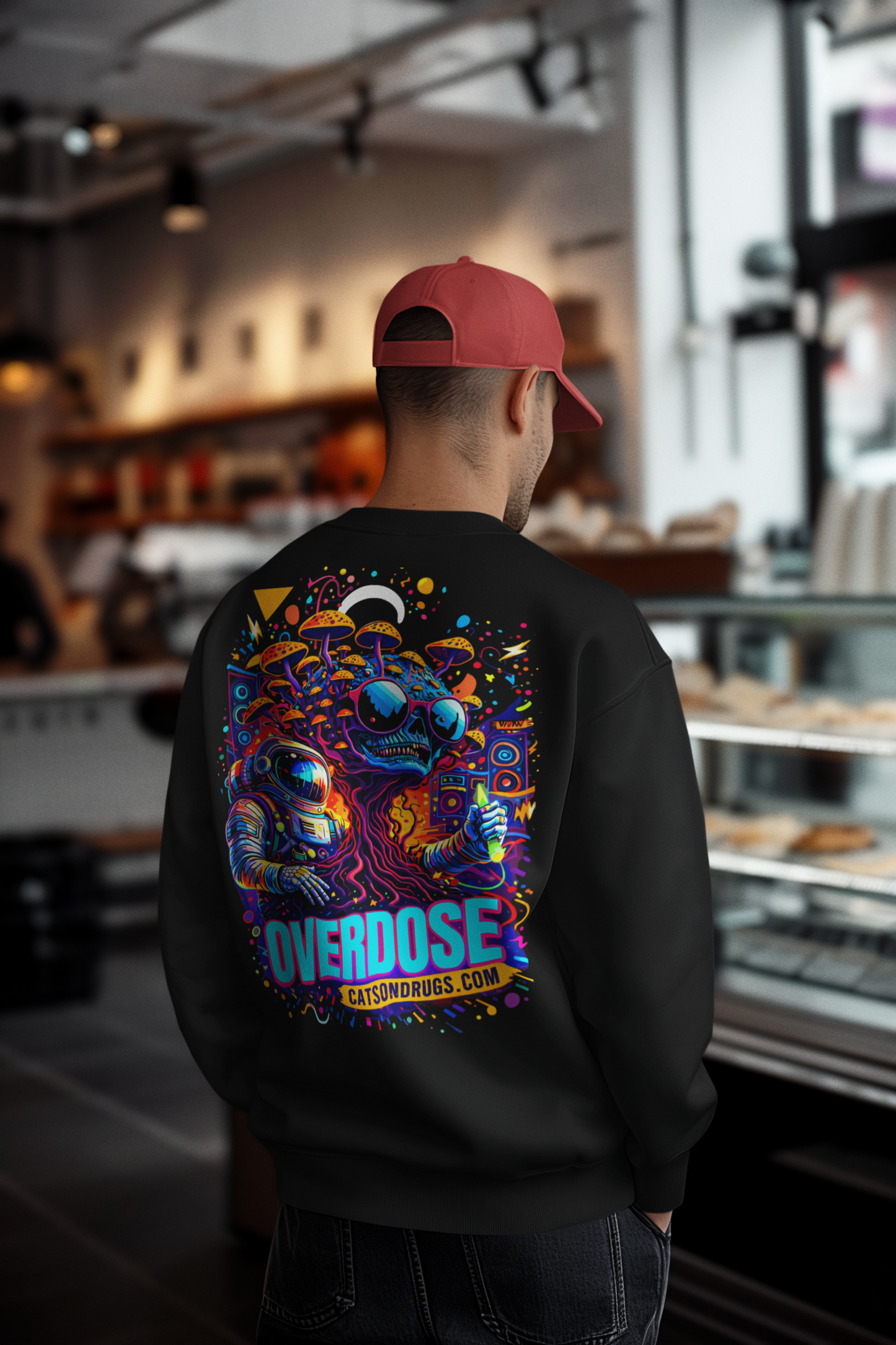Trippy Sweatshirt | Overdose Organism