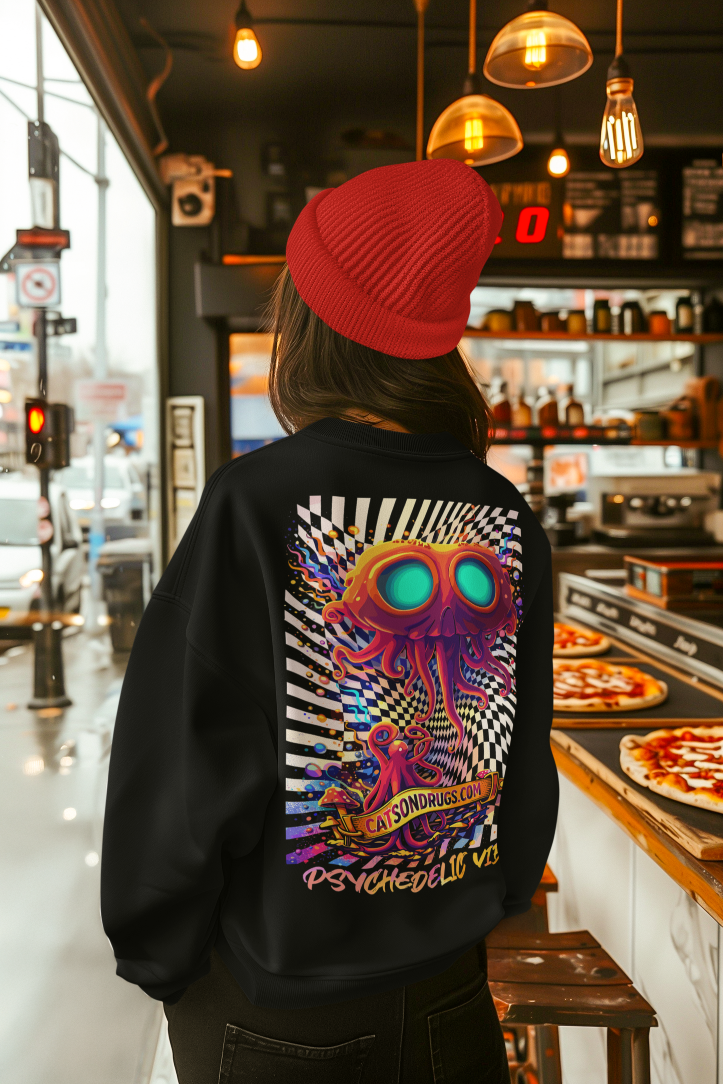 Psychedelic Sweatshirt | Trippy Octopus