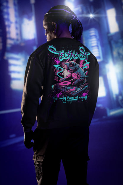 Rave Sweatshirt | Techno Cat