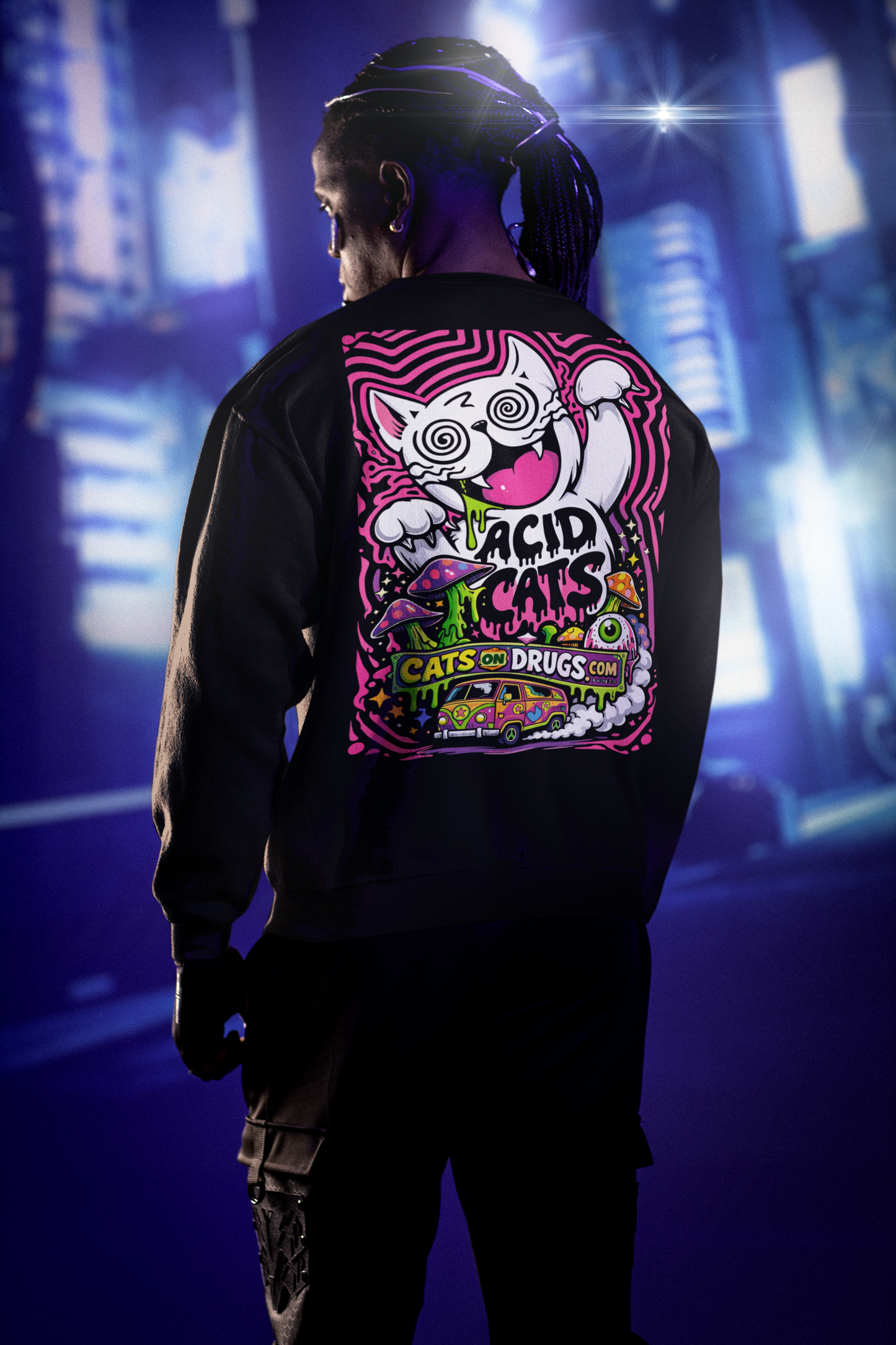 Acid Sweatshirt | Acid Cat