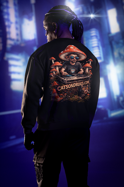 Trippy Sweatshirt | Mushroom DJ