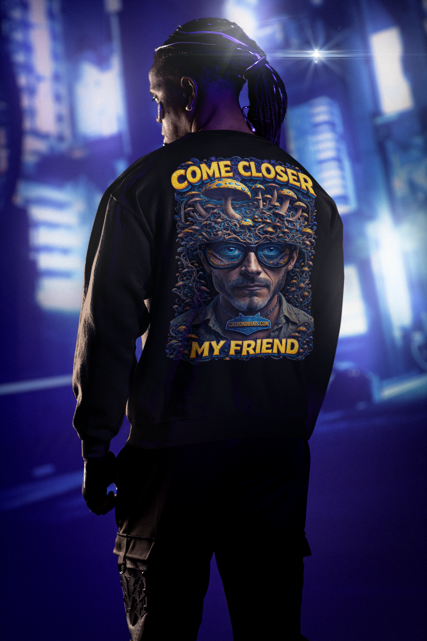 Acid Sweatshirt | Come Closer My Friend