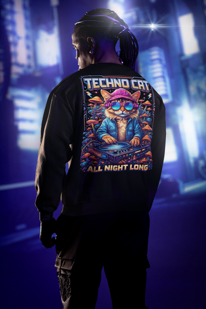 Trance Sweatshirt | Techno Cat