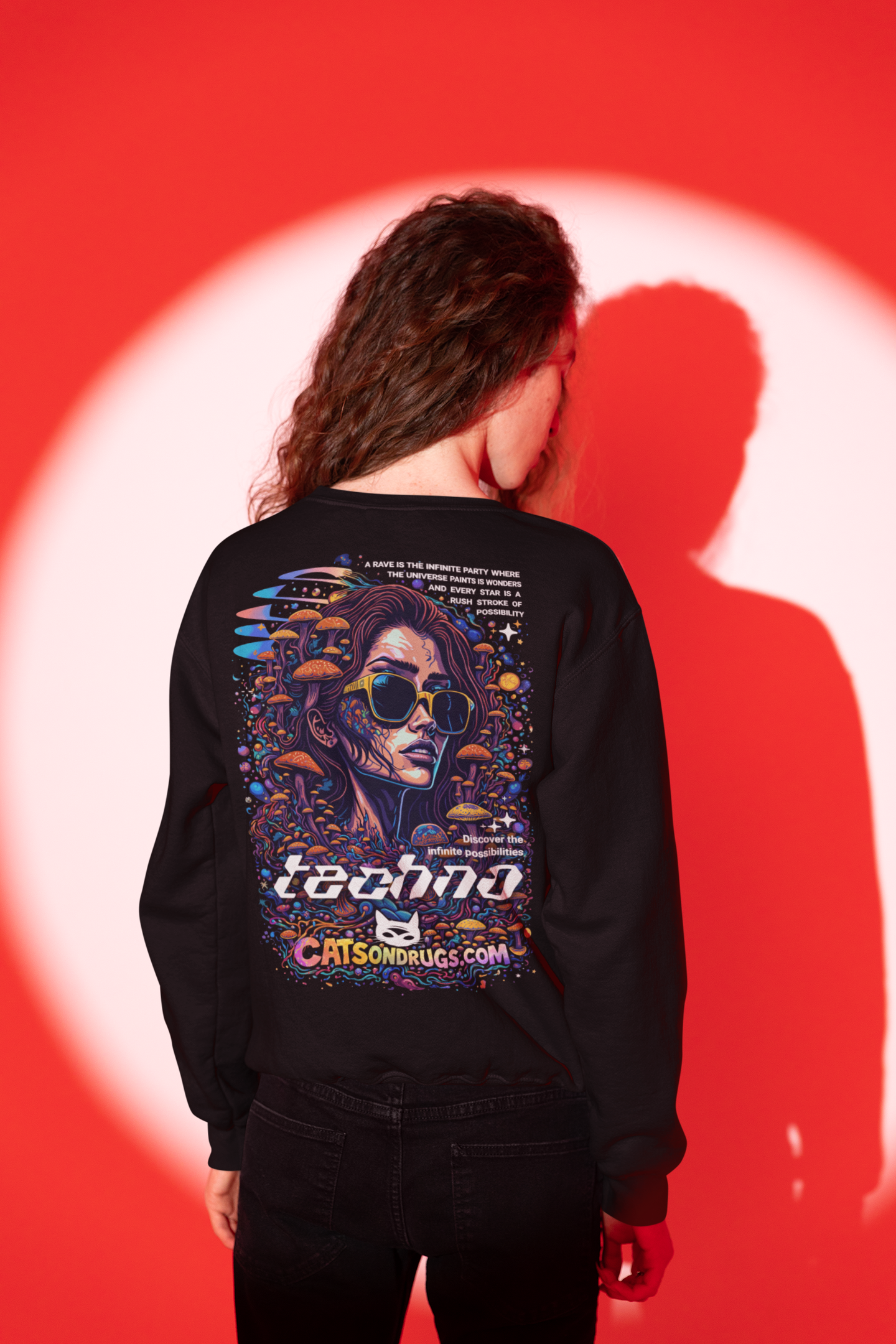Festival Sweatshirt | Techno Girl