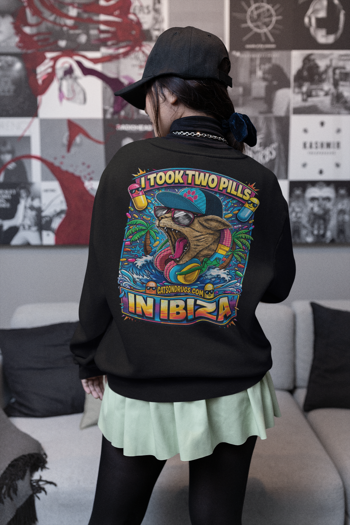 Underground Sweatshirt | Two Pills in Ibiza