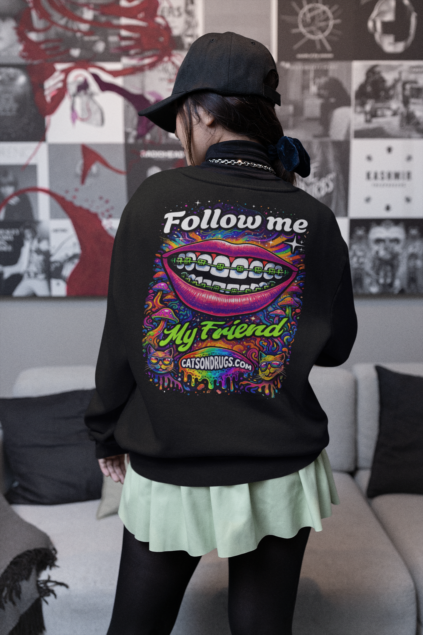 Trippy Sweatshirt | Follow Me