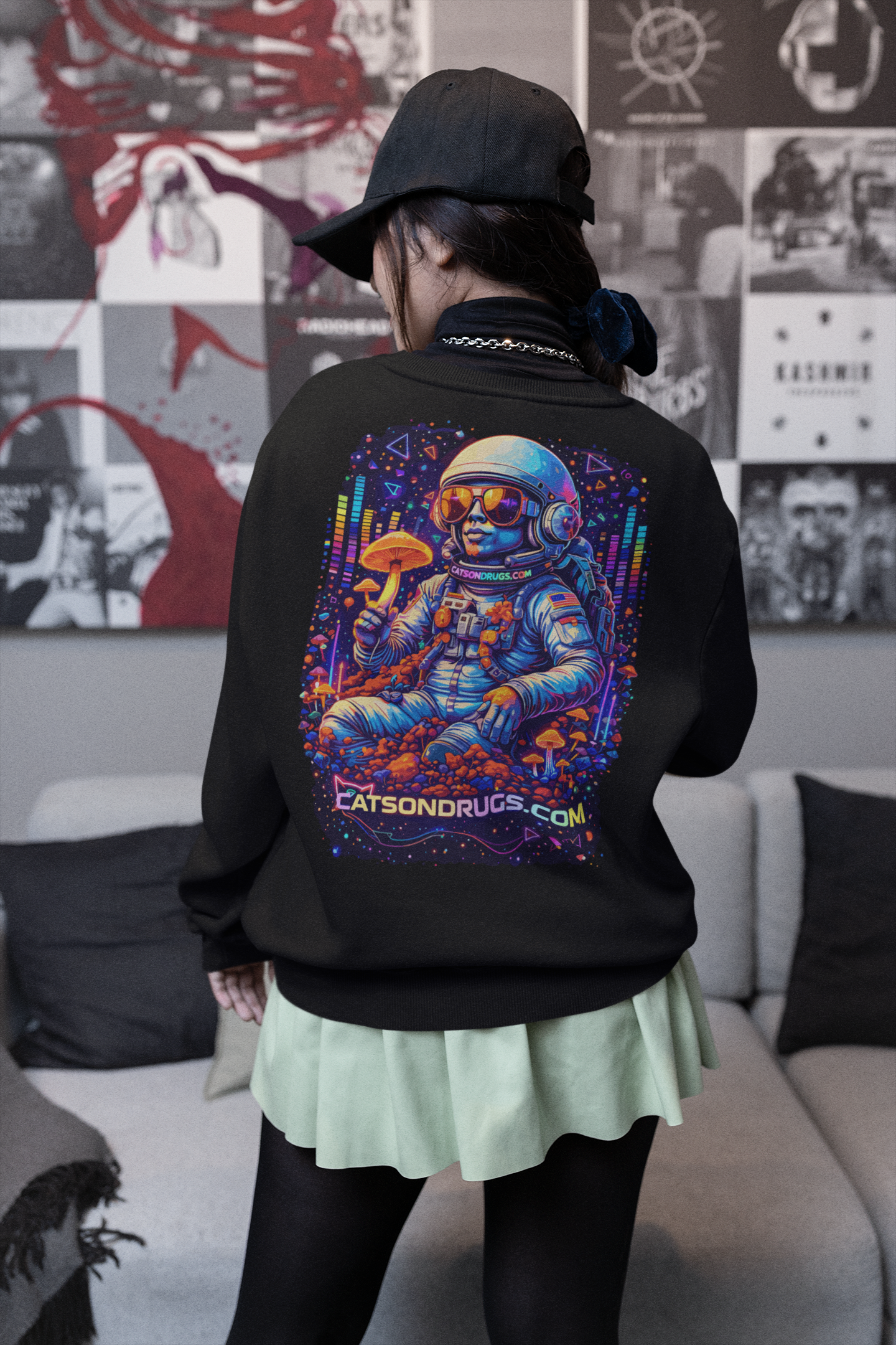 Psychedelic Sweatshirt | Trippy Astronaut