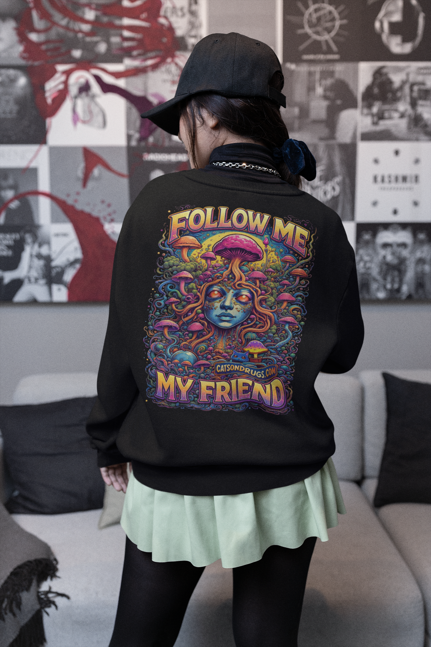 Psychedelic Sweatshirt | Follow Me