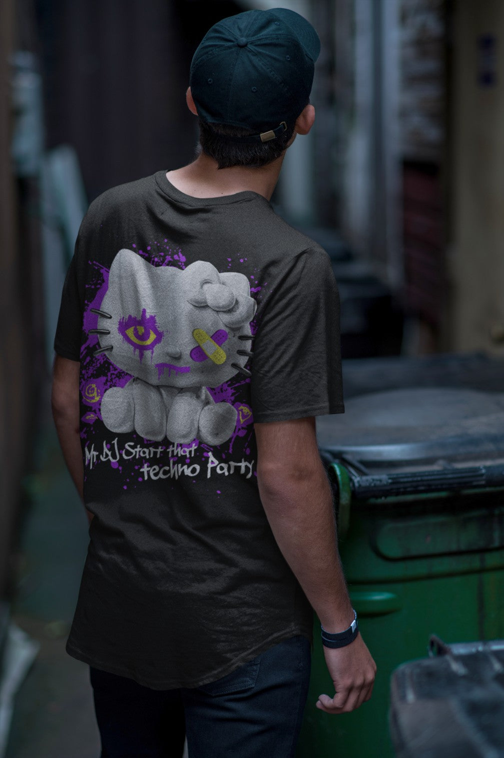Techno Cat | Camiseta EDM