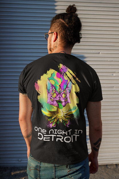 One night in Detroit - Unisex T-Shirt - CatsOnDrugs
