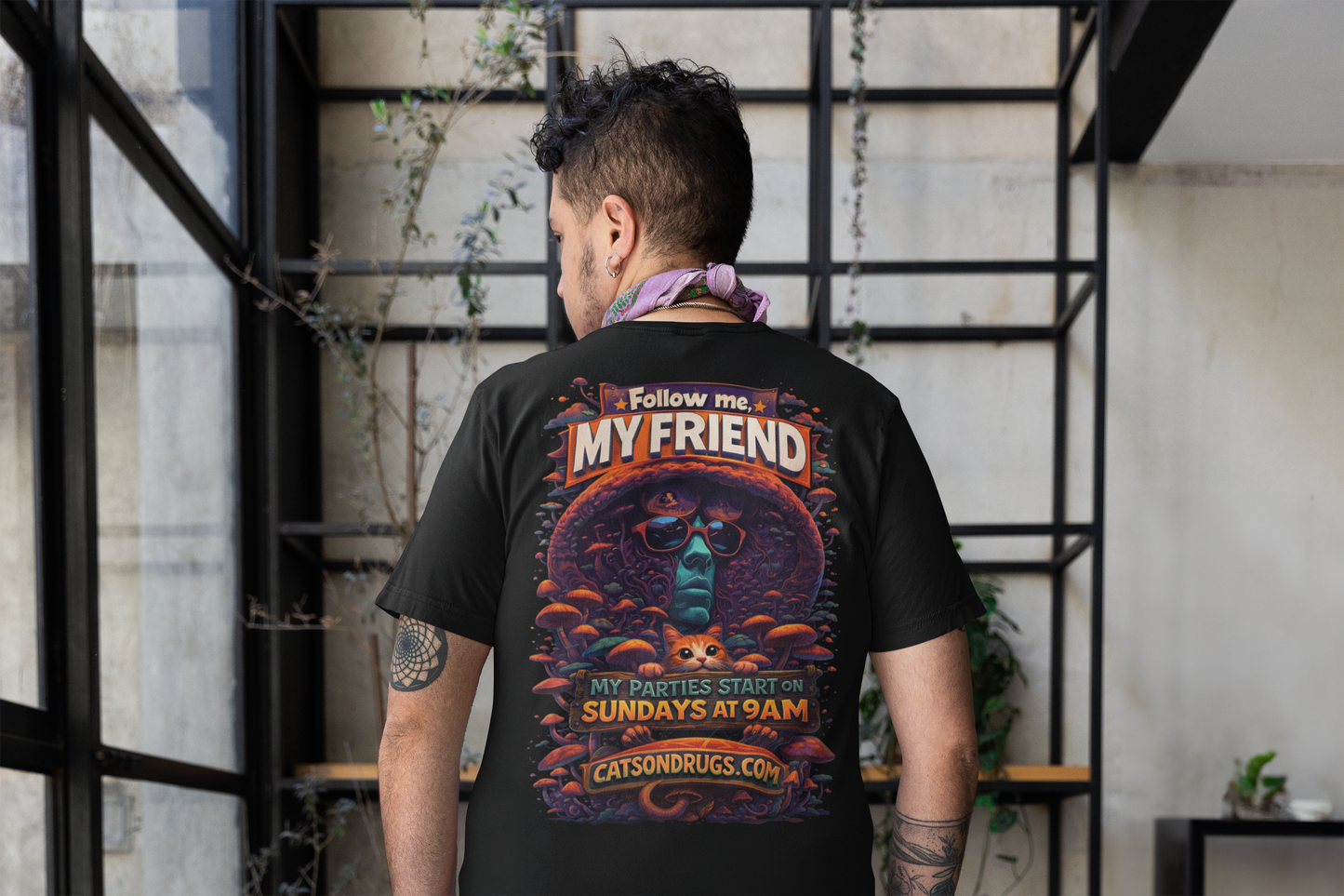 Psychedelic T-Shirt | Follow Me Organism