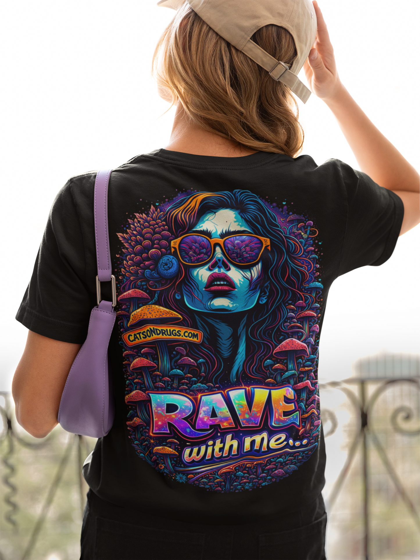 Rave Cover Girl | Rave T-Shirt