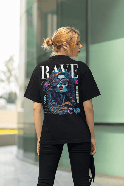 Rave Cover Girl | Rave T-Shirt