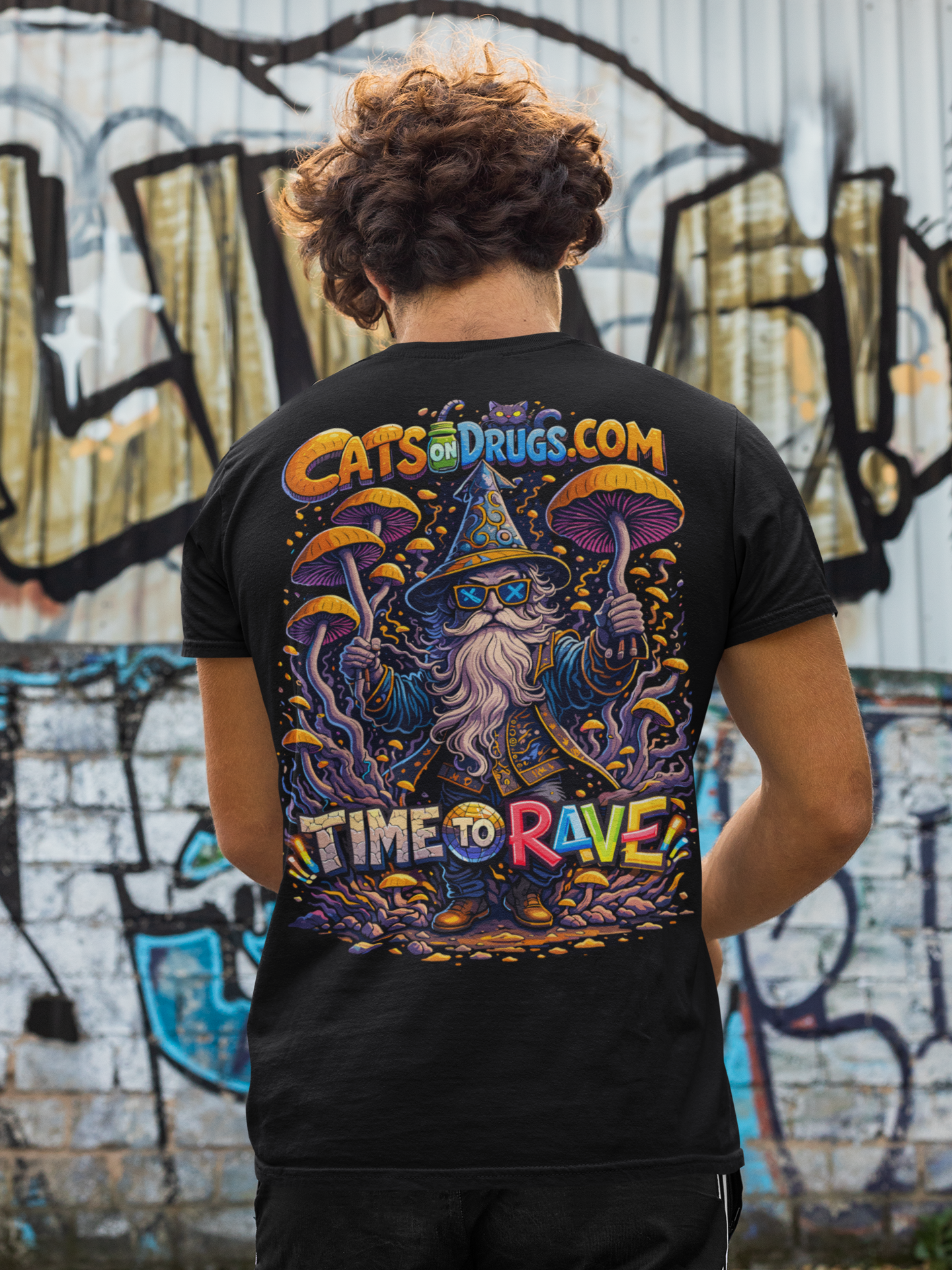 Techno T-Shirt | Time to Rave Organism