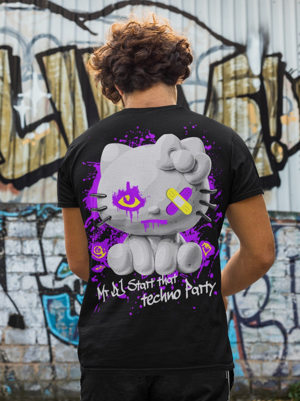 Techno Cat | Camiseta EDM