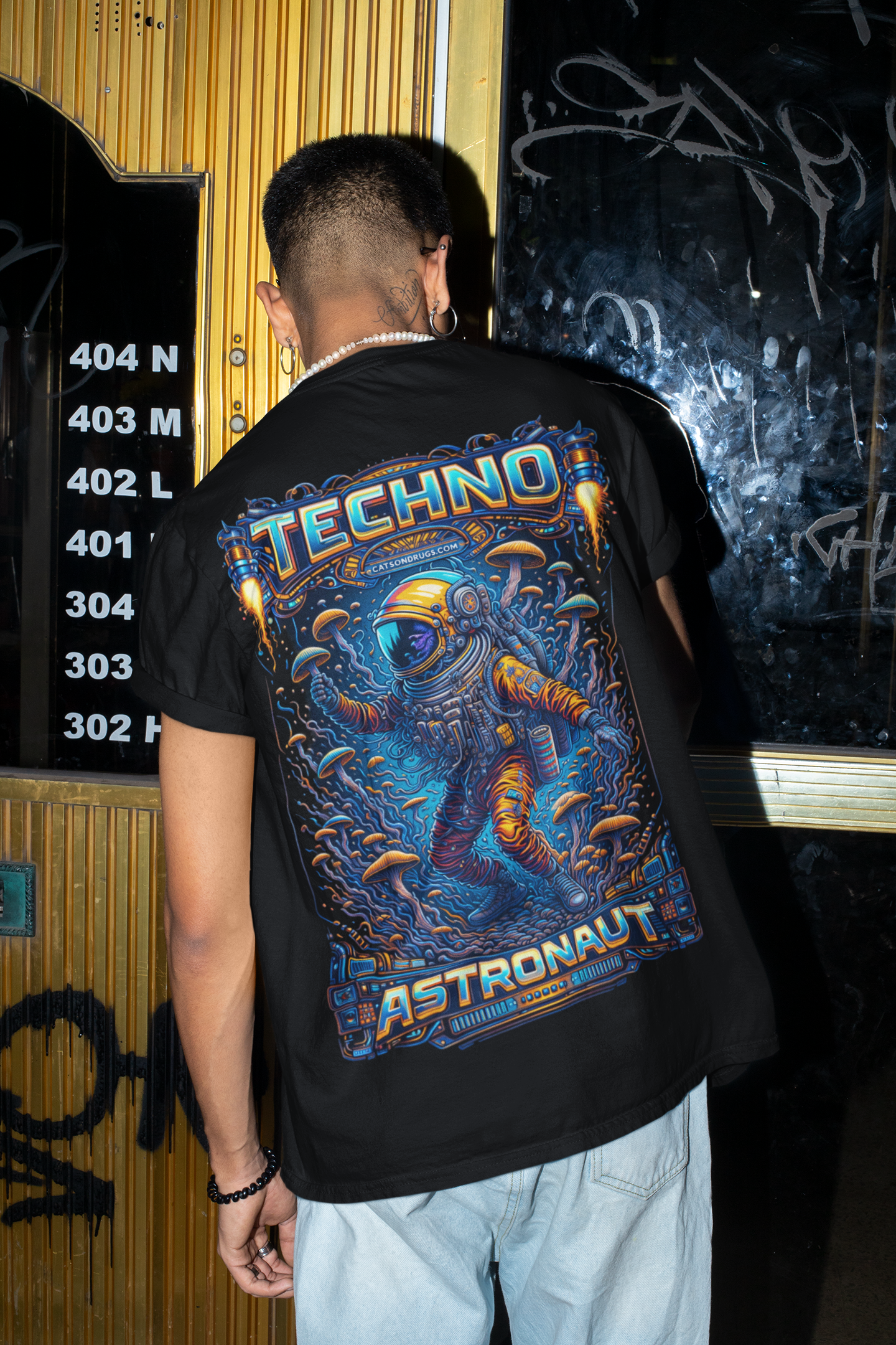EDM T-Shirt | Techno Astronaut