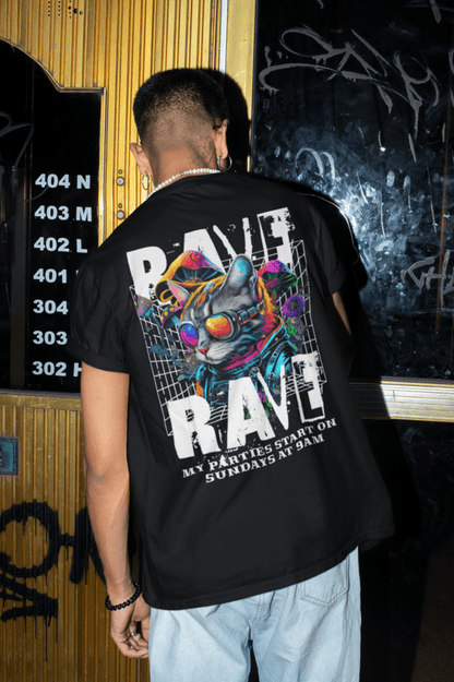 Rave Cat -  Unisex T-Shirt