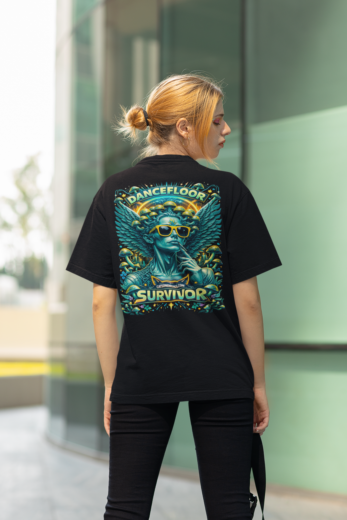 camiseta dj mujer