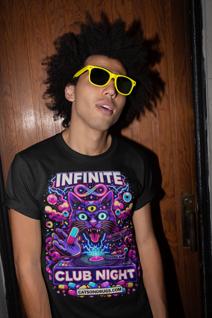 camiseta techno psicodelica