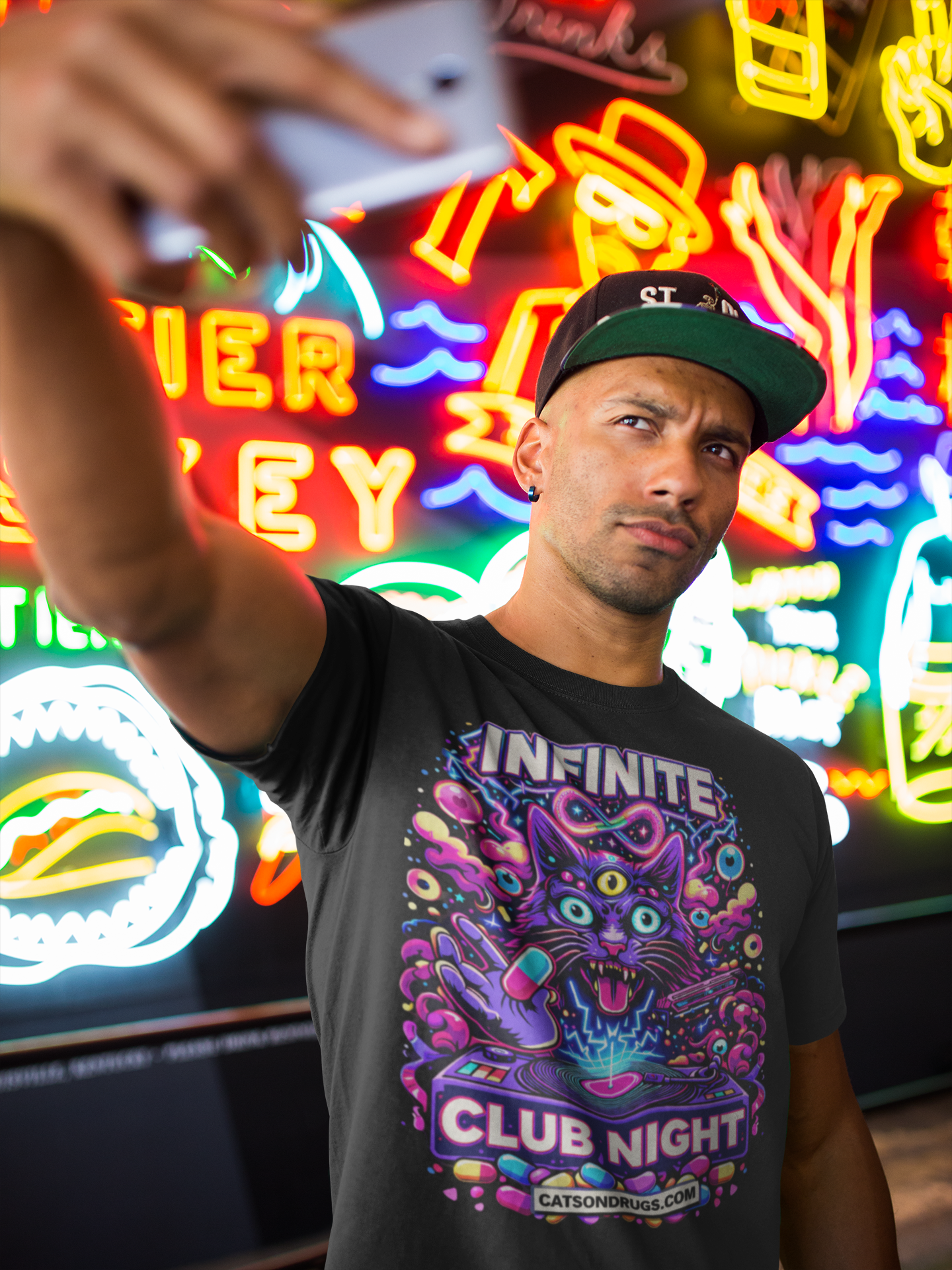 camiseta techno rave