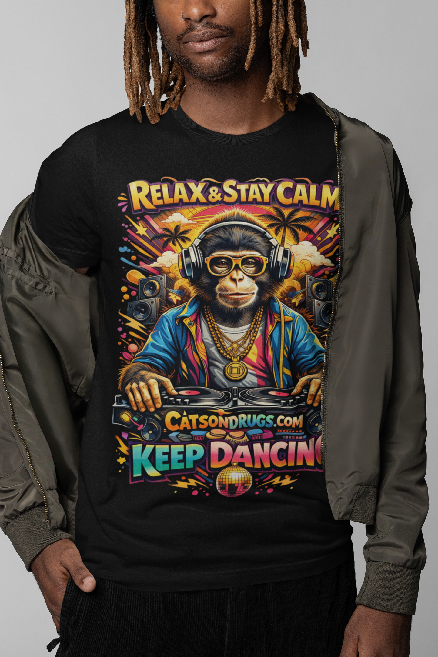 Rave T-Shirt | Stay Calm & Keep Dancing | Ecstasy Edition