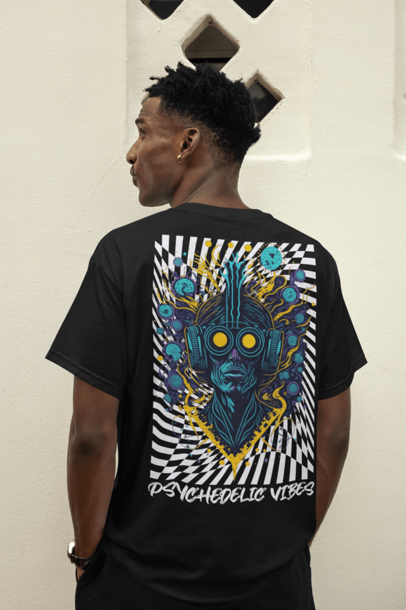 colorful psychedelic tee streetwear style