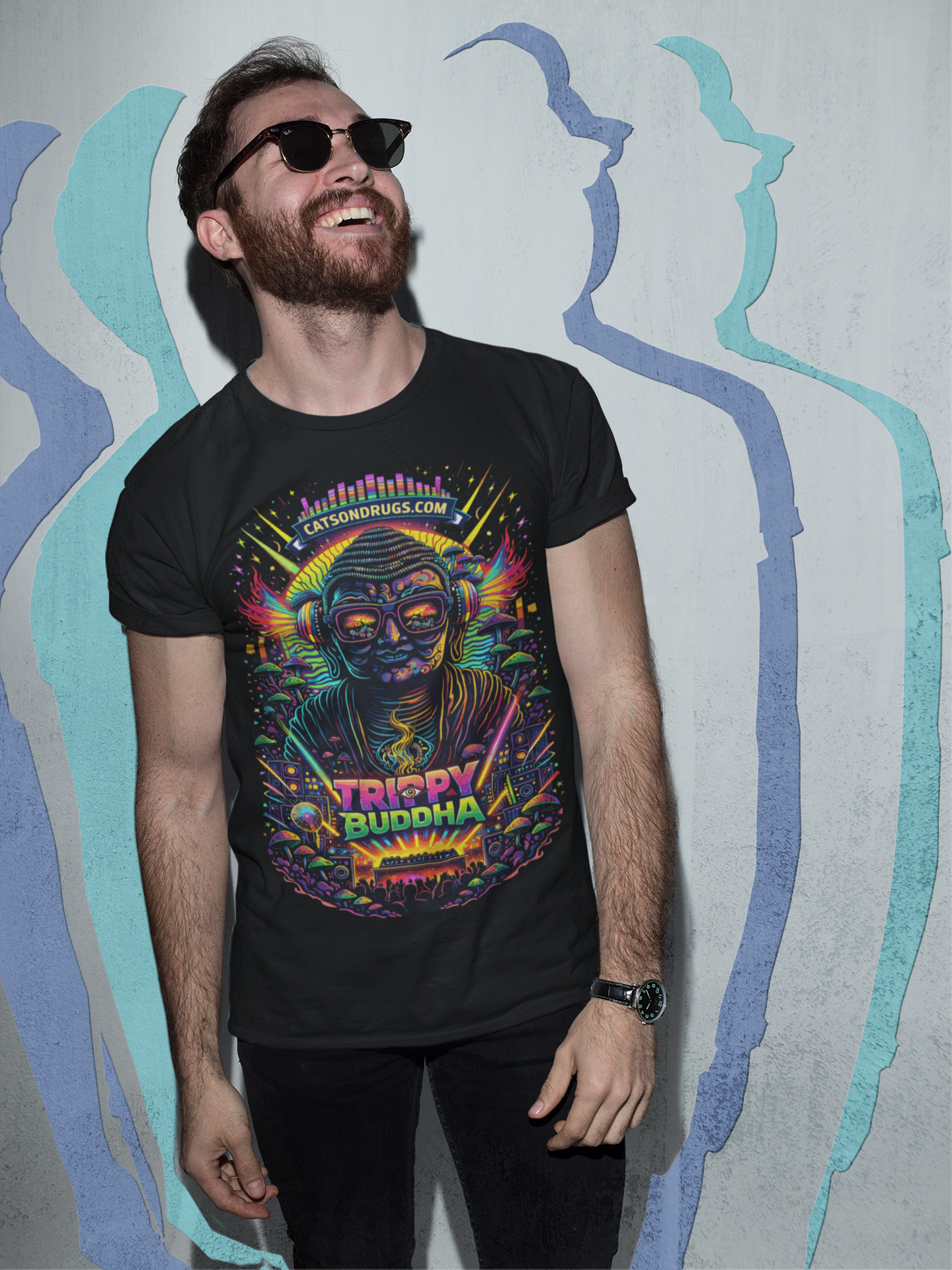 Psychedelic T-Shirt | Trippy Buddha