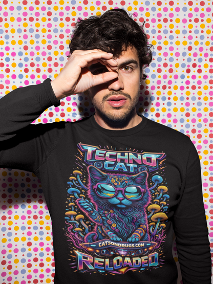 Sudadera Techno | Techno Cat Reloaded