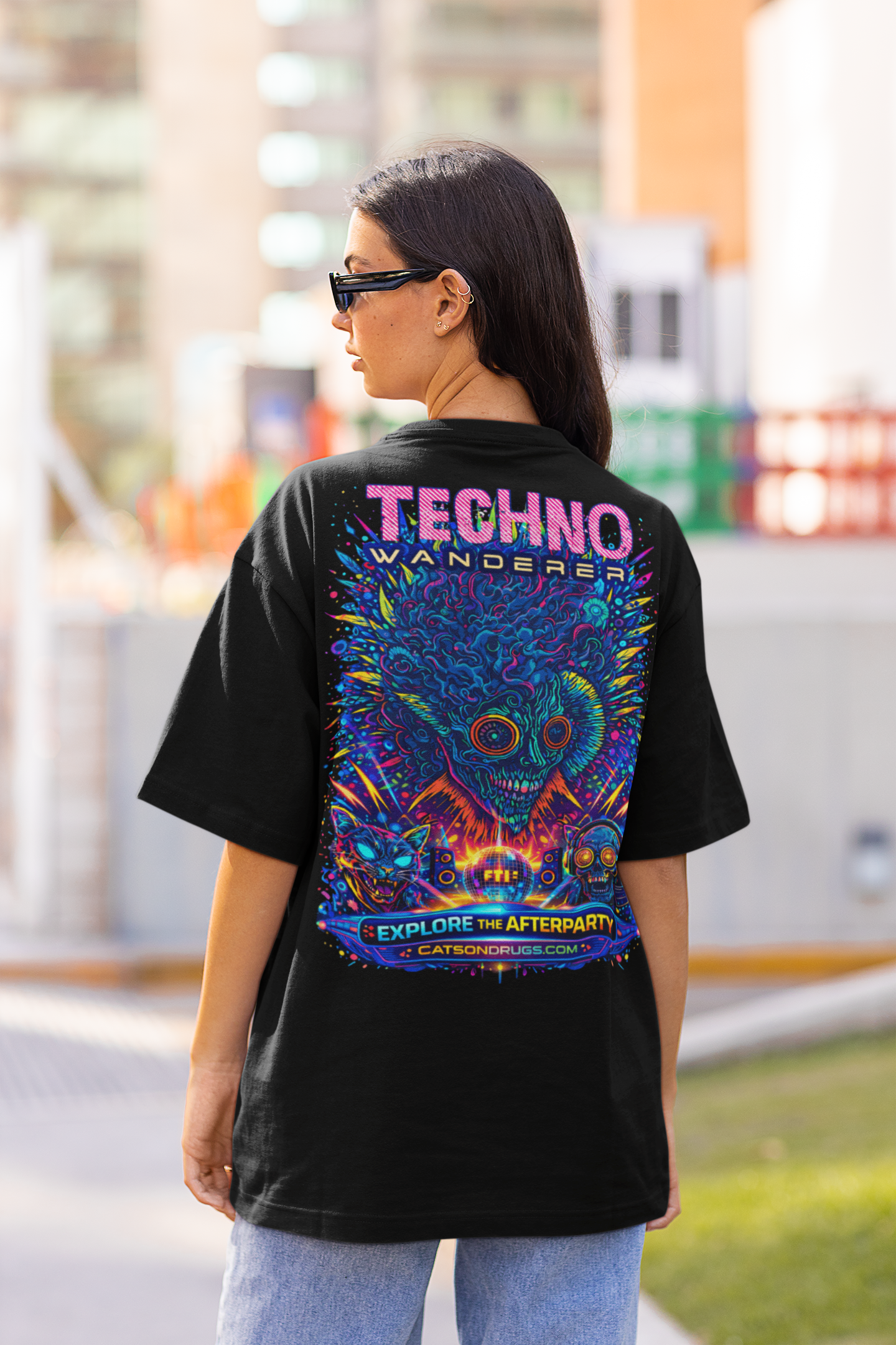 cyberpunk DJ graphics